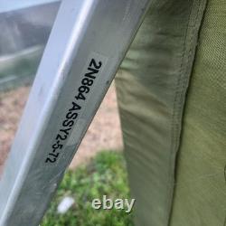 2 Army Military Cot Folding Metal Frame Camping Heavy Duty Vintage See Photos