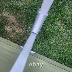 2 Army Military Cot Folding Metal Frame Camping Heavy Duty Vintage See Photos