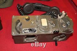 2 Lot Army Military Surplus Ta-43 Signal Corps Field Phone Radio Telephone