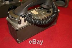 2 Lot Army Military Surplus Ta-43 Signal Corps Field Phone Radio Telephone