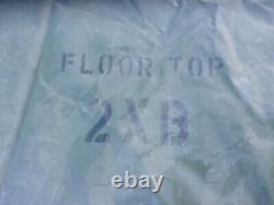 2. MILITARY SURPLUS HDT DRASH TENT FLOORS 2XB 14 FT x18 FT TARP SET US ARMY