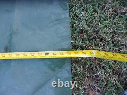 2. MILITARY SURPLUS HDT DRASH TENT FLOORS 2XB 14 FT x18 FT TARP SET US ARMY