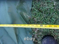 2. MILITARY SURPLUS HDT DRASH TENT FLOORS 2XB 14 FT x18 FT TARP SET US ARMY