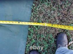 2. MILITARY SURPLUS HDT DRASH TENT FLOORS 2XB 14 FT x18 FT TARP SET US ARMY