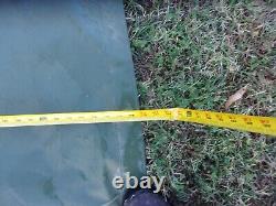 2. MILITARY SURPLUS HDT DRASH TENT FLOORS 2XB 14 FT x18 FT TARP SET US ARMY