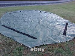 2. MILITARY SURPLUS HDT DRASH TENT FLOORS 2XB 14 FT x18 FT TARP SET US ARMY