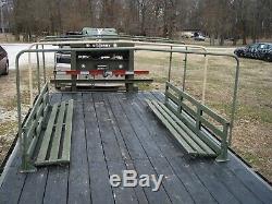 2 Military Surplus Hmmwv M998 Troop Seats Truck Trailer Camp Us Army- No Bows