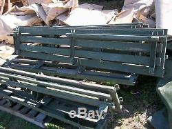 2 Military Surplus Hmmwv M998 Troop Seats Truck Trailer Camp Us Army- No Bows