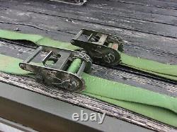 2. Military Surplus Ratchet Straps Tie Down Cargo Load Trailer Truck 21 Ft Army