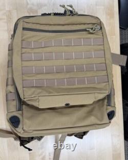 2-Pack US Army Harris Corporation Falcon III Backpack Tan