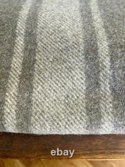 2 Vintage Army Military Bed Field Wool Blankets Olive Green