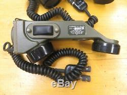 2 Vintage Military U. S. Army Field Phones Telephone Set TA-1/PT Movie Prop