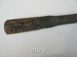 2 vintage military army field gear used wooden pick axe pickaxe handles tool