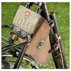 22 Army Bicycle Swiss Military Surplus Collectible Leather Saddle Single Speed