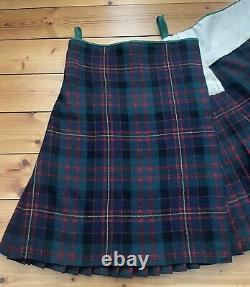 33 Genuine Queen's Own Cameron Highlanders military kilt 5'11-6'0