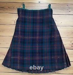 33 Genuine Queen's Own Cameron Highlanders military kilt 5'11-6'0