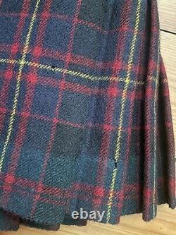 33 Genuine Queen's Own Cameron Highlanders military kilt 5'11-6'0