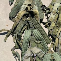 36 Mixed Lot Vintage USGI Army Military Alice Molle Pack Shoulder Straps LC-1 OD
