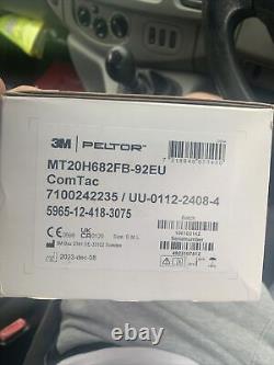 3M Peltor Comtac XPI Headset Military MT20H682FB-92EU w Mic / Comms GENUINE