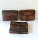 3x Swiss Army Military Leather Bag Card Holder Officier Switzerland Package