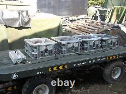 4. Military Surplus Mbu Burners +power Unit+cord Army Field Kitchen Camp Army