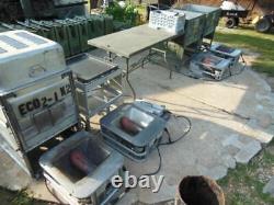 4. Military Surplus Mbu Burners +power Unit+cord Army Field Kitchen Camp Army