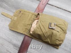 50 x Vintage 50's Original Polish Army bag military belt pouch-MILITARY SURPLUS