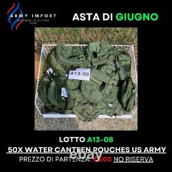 50X Water Canteen Pouches Thermal 2 Quarts US Army Military Surplus Lot