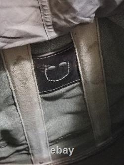 50s 60s Swiss Army Military Backpack Rucksack Canvas Salt Pepper ALL OG PARTS