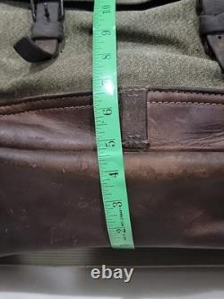 50s 60s Swiss Army Military Backpack Rucksack Canvas Salt Pepper ALL OG PARTS