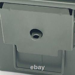 6 x 50 Cal Ammo Boxes, Ammo TIns, Green, Military Spec, Steel, New, Lockable