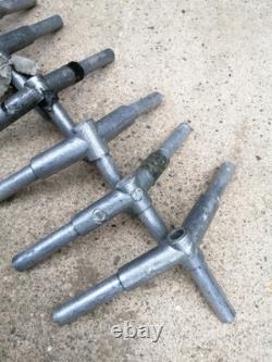 6x Job Lot British Army 9x9 Tent Knuckles Replacement Spare Military Surplus