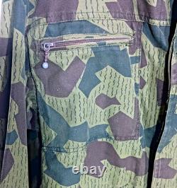 70s Bulgarian Army Splinter Camouflage Parka Field Jacket