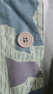 70s Bulgarian Army Splinter Camouflage Parka Field Jacket