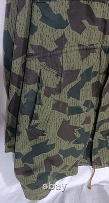 70s Bulgarian Army Splinter Camouflage Parka Field Jacket
