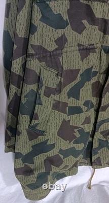 70s Bulgarian Army Splinter Camouflage Parka Field Jacket