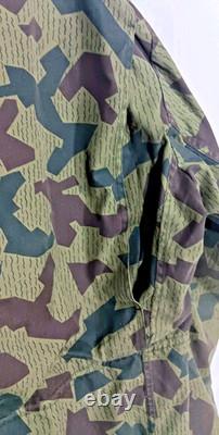 70s Bulgarian Army Splinter Camouflage Parka Field Jacket