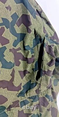 70s Bulgarian Army Splinter Camouflage Parka Field Jacket
