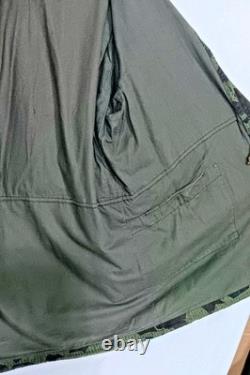 70s Bulgarian Army Splinter Camouflage Parka Field Jacket