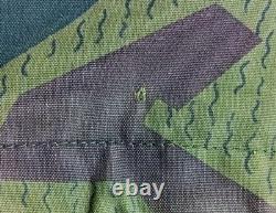 70s Bulgarian Army Splinter Camouflage Parka Field Jacket