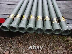 8. Military Surplus Antenna Mast Tower Poles Aluminum Camouflage Net 4 Ft Army