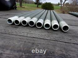 8. Military Surplus Antenna Mast Tower Poles Aluminum Camouflage Net 4 Ft Army