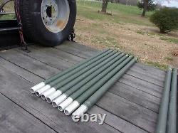 8. Military Surplus Antenna Mast Tower Poles Aluminum Camouflage Net 4 Ft Army