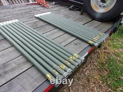 8. Military Surplus Antenna Mast Tower Poles Aluminum Camouflage Net 4 Ft Army