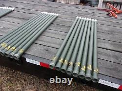 8. Military Surplus Antenna Mast Tower Poles Aluminum Camouflage Net 4 Ft Army