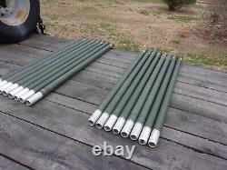 8. Military Surplus Antenna Mast Tower Poles Aluminum Camouflage Net 4 Ft Army