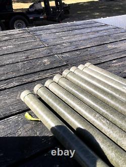 8. Military Surplus Antenna Mast Tower Poles Fiberglas Camo Net 4 Ft Each Army