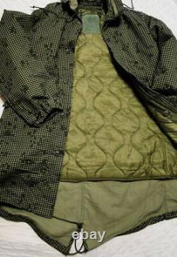 80 s US Army Real Liner Night Dessert Camo Hoodie Military Surplus Items Vin