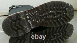 80s VTG German 9.5 EE 280 106 Army Military Bundeswehr Leather Pull On Jackboots