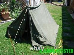 8x LOT US Military GI Personal Army PUP Half 1/2 Tents/Shelter All Minor Damage